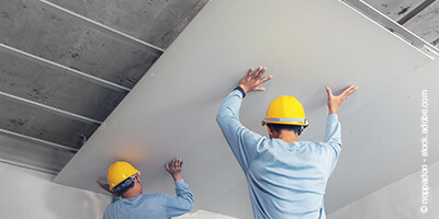 Akustikbau an Decken von CORA Montagebaugesellschaft