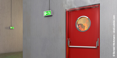 Brandschutztüren von CORA Montagebaugesellschaft halten Feuer im Notfall eingedämmt