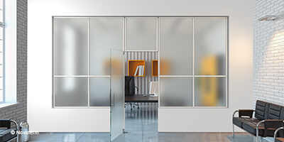 Glastüren zum abtrennen von Büros von CORA